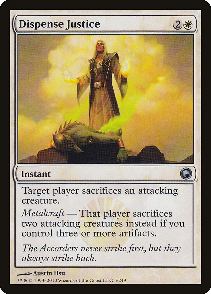 Dispense Justice [Scars of Mirrodin] MTG Single Magic: The Gathering | Red Claw Gaming
