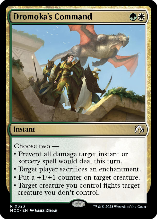 Dromoka's Command [March of the Machine Commander] MTG Single Magic: The Gathering | Red Claw Gaming