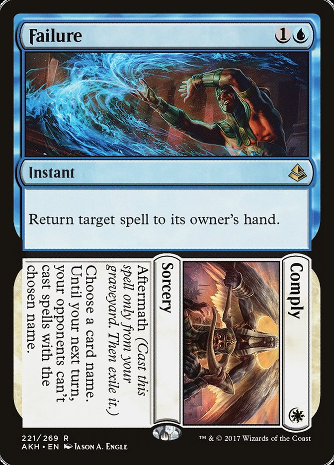 Failure // Comply [Amonkhet] MTG Single Magic: The Gathering | Red Claw Gaming