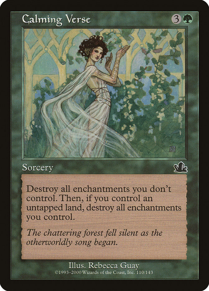 Calming Verse [Prophecy] MTG Single Magic: The Gathering | Red Claw Gaming