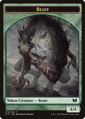 Beast // Snake (017) Double-Sided Token [Commander 2015 Tokens] MTG Single Magic: The Gathering | Red Claw Gaming