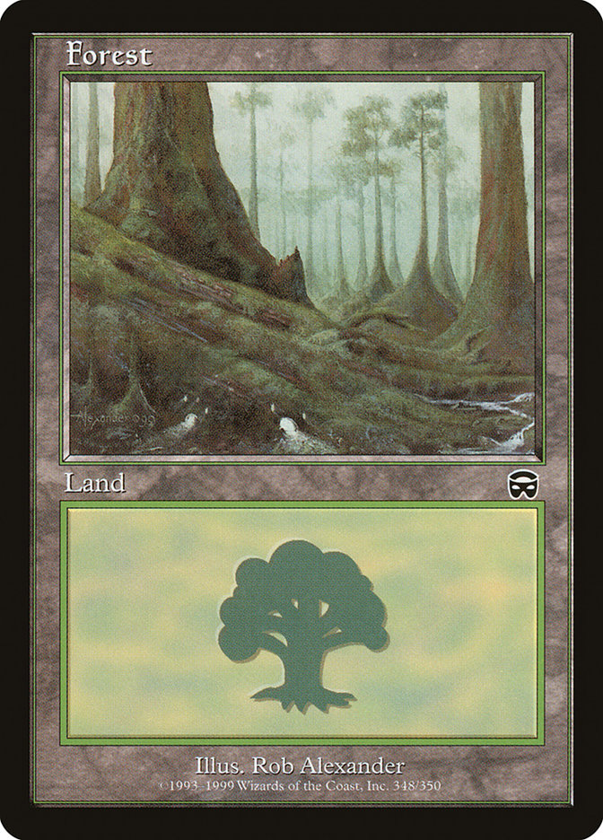 Forest (348) [Mercadian Masques] MTG Single Magic: The Gathering | Red Claw Gaming