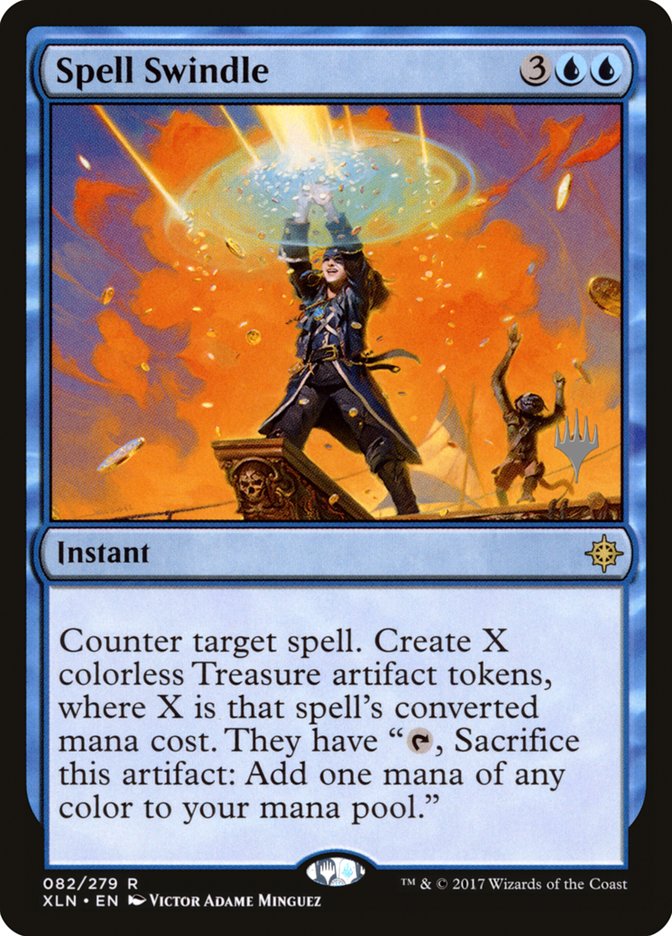 Spell Swindle (Promo Pack) [Ixalan Promos] MTG Single Magic: The Gathering | Red Claw Gaming