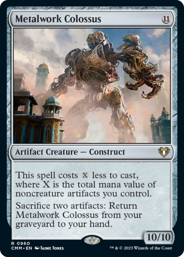 Metalwork Colossus [Commander Masters] MTG Single Magic: The Gathering    | Red Claw Gaming