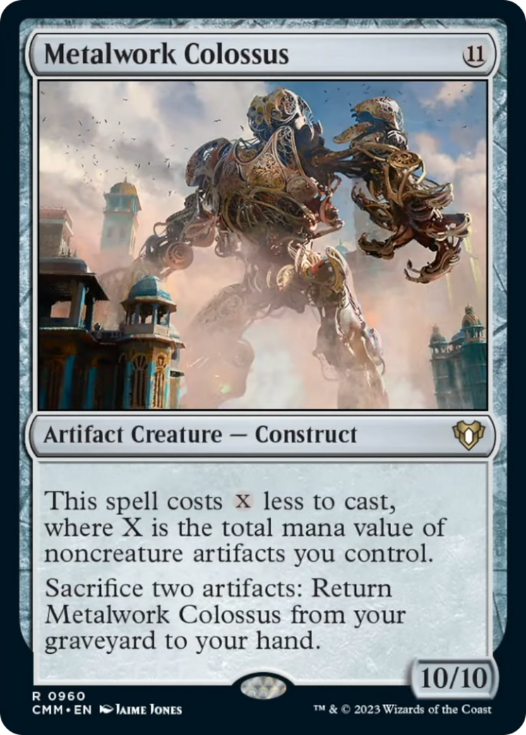 Metalwork Colossus [Commander Masters] MTG Single Magic: The Gathering | Red Claw Gaming