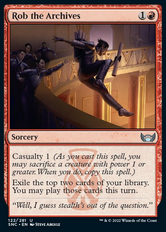 Rob the Archives [Streets of New Capenna] MTG Single Magic: The Gathering | Red Claw Gaming