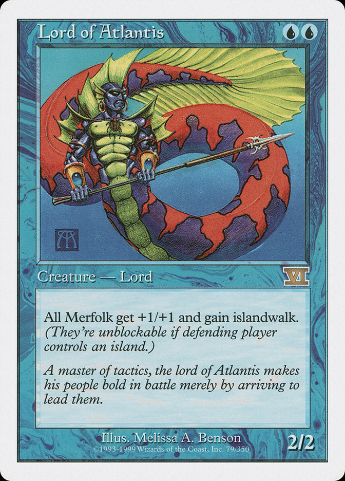 Lord of Atlantis [Classic Sixth Edition] MTG Single Magic: The Gathering | Red Claw Gaming