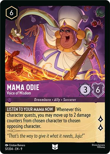 Mama Odie - Voice of Wisdom (57/204) [Fabled] Lorcana Single Disney | Red Claw Gaming