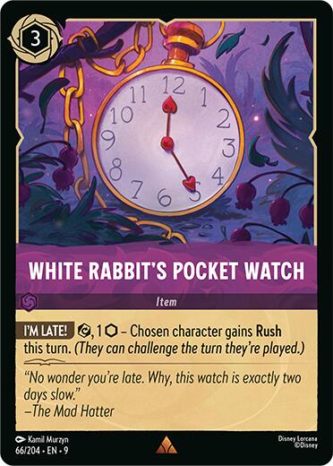 White Rabbit's Pocket Watch (66/204) [Fabled] Lorcana Single Disney | Red Claw Gaming
