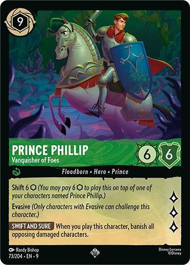 Prince Phillip - Vanquisher of Foes (73/204) [Fabled] Lorcana Single Disney | Red Claw Gaming
