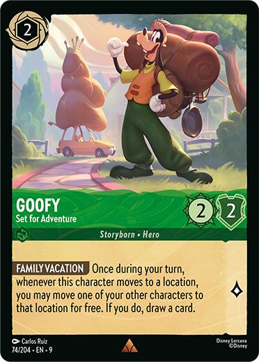 Goofy - Set for Adventure (74/204) [Fabled] Lorcana Single Disney | Red Claw Gaming