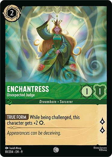 Enchantress - Unexpected Judge (81/204) [Fabled] Lorcana Single Disney | Red Claw Gaming