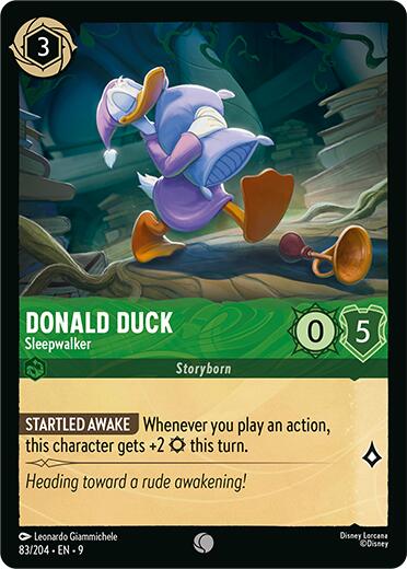 Donald Duck - Sleepwalker (83/204) [Fabled] Lorcana Single Disney | Red Claw Gaming