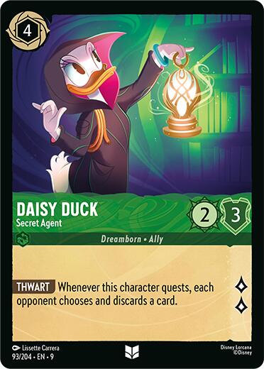 Daisy Duck - Secret Agent (93/204) [Fabled] Lorcana Single Disney | Red Claw Gaming