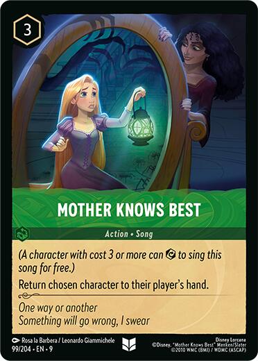 Mother Knows Best (99/204) [Fabled] Lorcana Single Disney | Red Claw Gaming