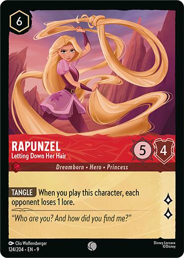 Rapunzel - Letting Down Her Hair (124/204) [Fabled] Lorcana Single Disney | Red Claw Gaming