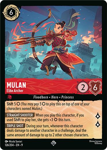 Mulan - Elite Archer (126/204) [Fabled] Lorcana Single Disney | Red Claw Gaming