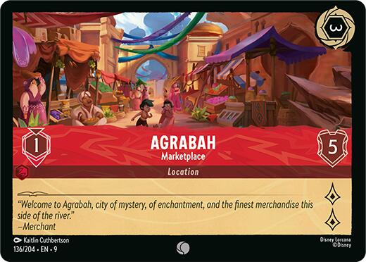 Agrabah - Marketplace (136/204) [Fabled] Lorcana Single Disney | Red Claw Gaming