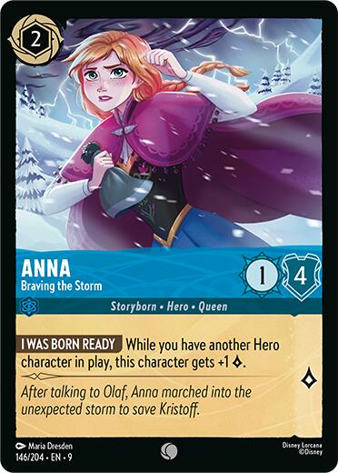Anna - Braving the Storm (146/204) [Fabled] Lorcana Single Disney | Red Claw Gaming