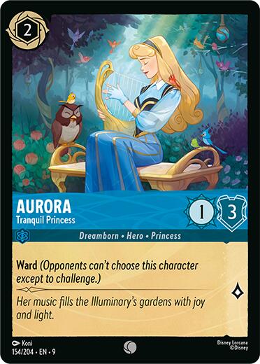 Aurora - Tranquil Princess (154/204) [Fabled] Lorcana Single Disney | Red Claw Gaming