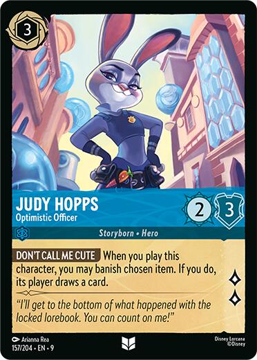 Judy Hopps - Optimistic Officer (157/204) [Fabled] Lorcana Single Disney | Red Claw Gaming