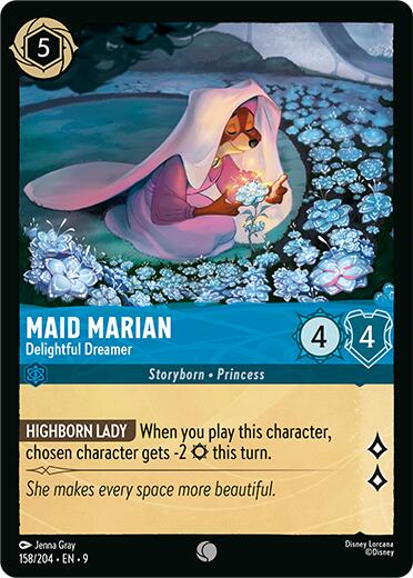 Maid Marian - Delightful Dreamer (158/204) [Fabled] Lorcana Single Disney | Red Claw Gaming