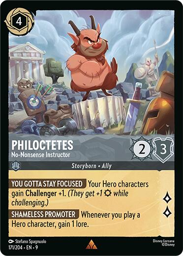 Philoctetes - No-Nonsense Instructor (171/204) [Fabled] Lorcana Single Disney | Red Claw Gaming