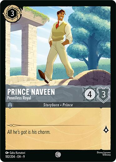Prince Naveen - Penniless Royal (182/204) [Fabled] Lorcana Single Disney | Red Claw Gaming