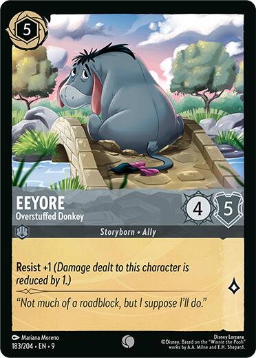 Eeyore - Overstuffed Donkey (183/204) [Fabled] Lorcana Single Disney | Red Claw Gaming