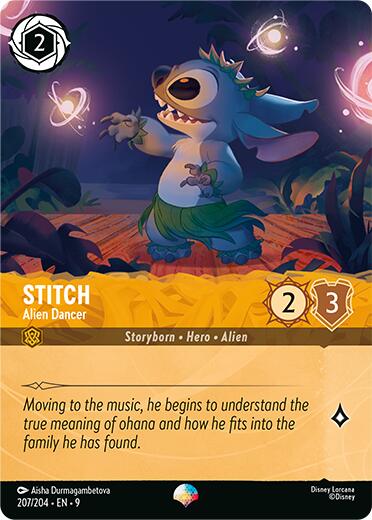 Stitch - Alien Dancer (Epic) (207/204) [Fabled] Lorcana Single Disney | Red Claw Gaming