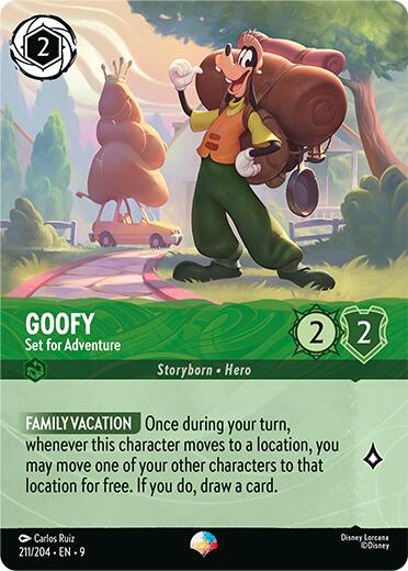 Goofy - Set for Adventure (Epic) (211/204) [Fabled] Lorcana Single Disney | Red Claw Gaming