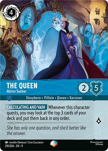 The Queen - Mirror Seeker (Epic) (219/204) [Fabled] Lorcana Single Disney | Red Claw Gaming