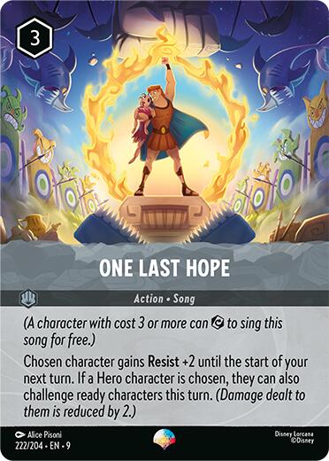 One Last Hope (Epic) (222) [Fabled] Lorcana Single Disney | Red Claw Gaming