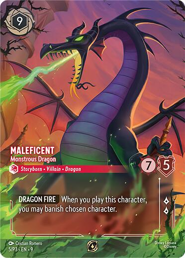 Maleficent - Monstrous Dragon (Store Championship) (5/P3) [Promo Cards] Lorcana Single Disney | Red Claw Gaming