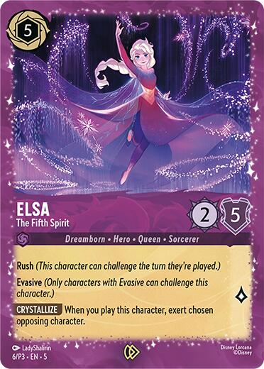 Elsa - The Fifth Spirit (6/P3) [Promo Cards] Lorcana Single Disney | Red Claw Gaming