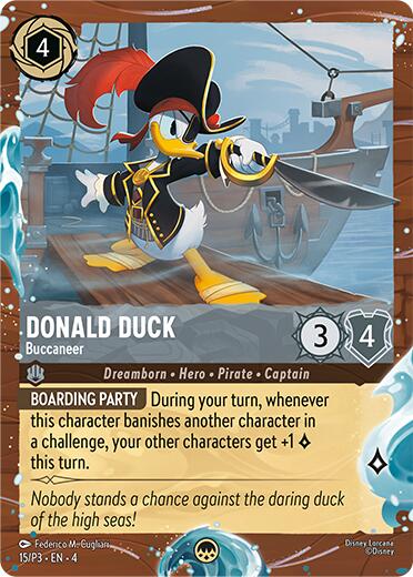 Donald Duck - Buccaneer (Disney Cruise Promo) (15/P3) [Promo Cards] Lorcana Single Disney | Red Claw Gaming