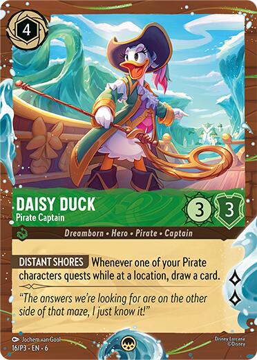 Daisy Duck - Pirate Captain (Disney Cruise Promo) (16/P3) [Promo Cards] Lorcana Single Disney | Red Claw Gaming