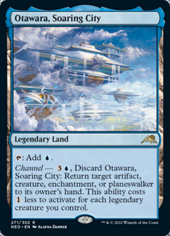 Otawara, Soaring City [Kamigawa: Neon Dynasty] MTG Single Magic: The Gathering    | Red Claw Gaming