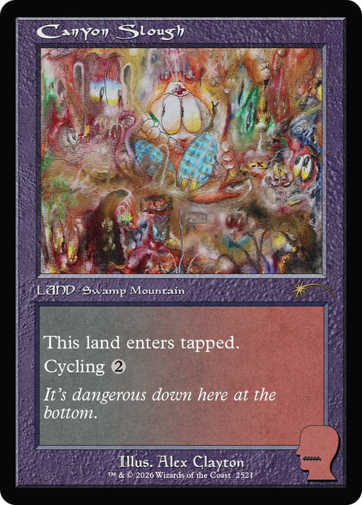 Canyon Slough [Secret Lair Drop Series] MTG Single Magic: The Gathering | Red Claw Gaming
