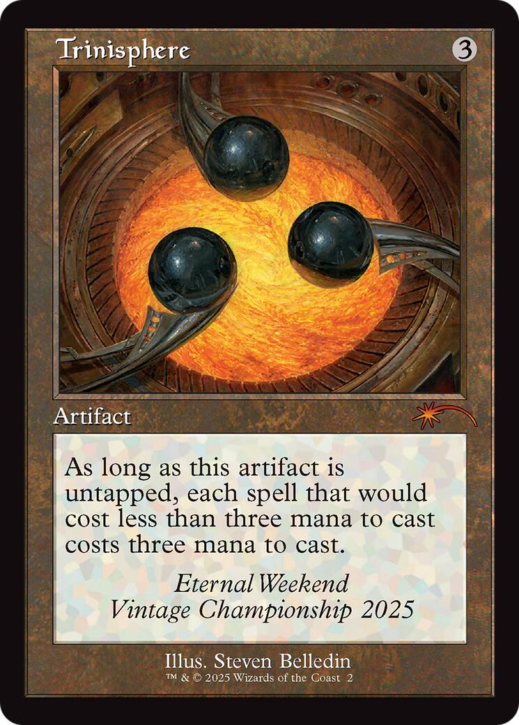 Trinisphere (Retro Frame) (Eternal Weekend 2025 Promo) [Eternal Weekend] MTG Single Magic: The Gathering | Red Claw Gaming