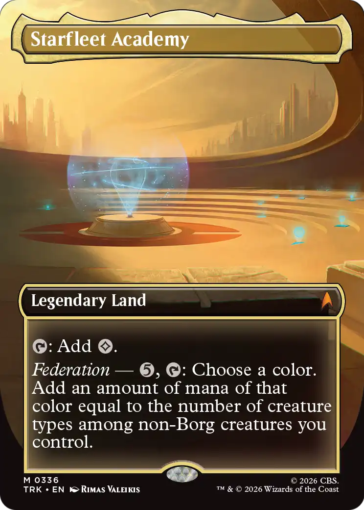Starfleet Academy (Borderless) [Star Trek] MTG Single Magic: The Gathering | Red Claw Gaming