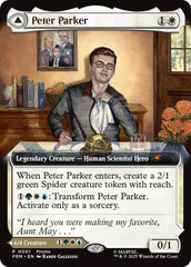 Peter Parker (Extended Art) [Marvel's Spider-Man Promos] MTG Single Magic: The Gathering | Red Claw Gaming