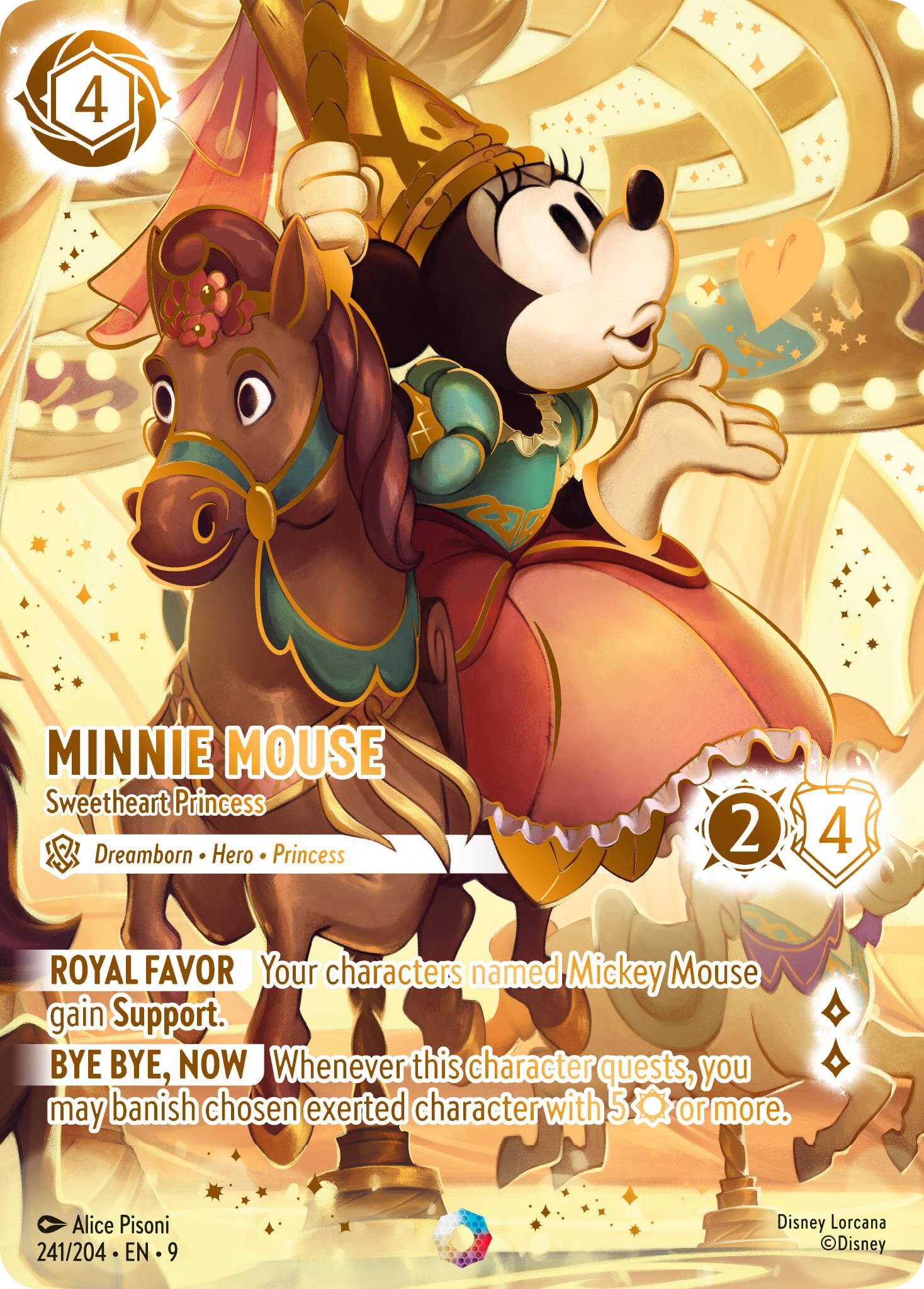 Minnie Mouse - Sweetheart Princess (Iconic) (241/204) [Fabled] Lorcana Single Disney | Red Claw Gaming