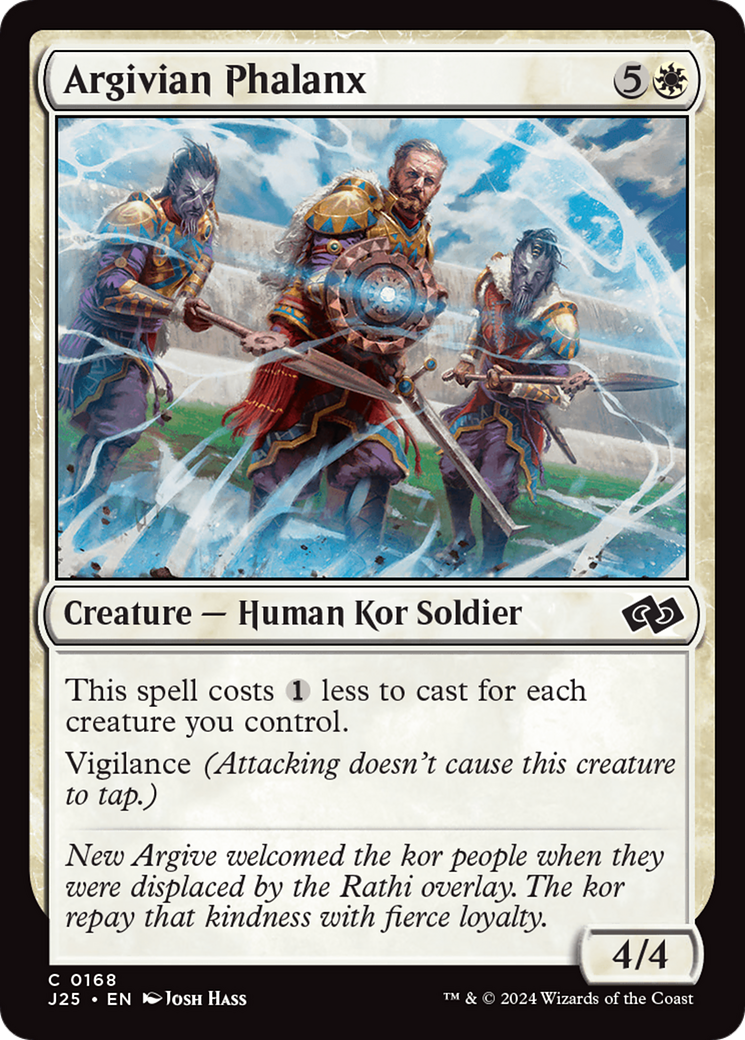 Argivian Phalanx [Foundations Jumpstart] MTG Single Magic: The Gathering | Red Claw Gaming