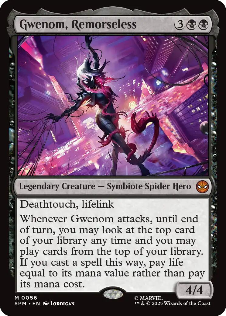 Gwenom, Remorseless [Marvel's Spider-Man] MTG Single Magic: The Gathering | Red Claw Gaming
