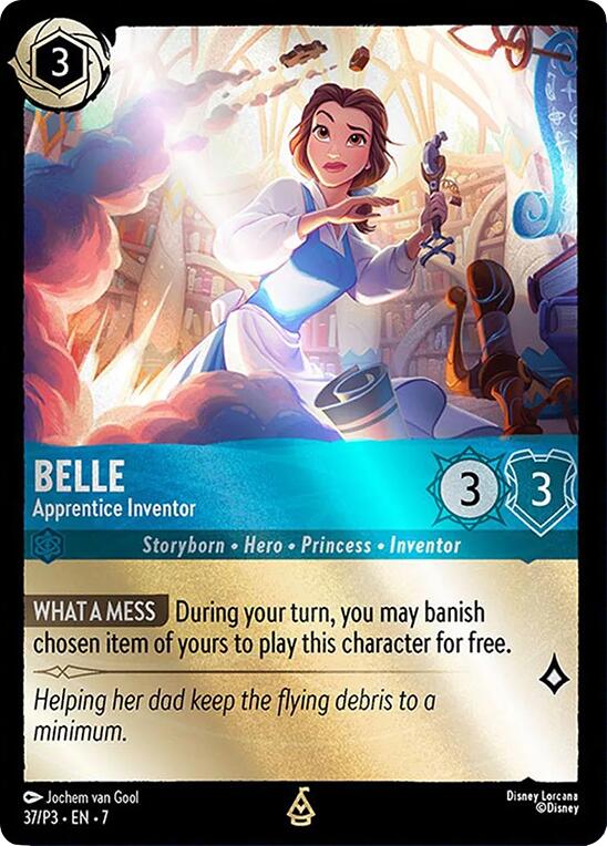 Belle - Apprentice Inventor (37) [Promo Cards] Lorcana Single Disney | Red Claw Gaming