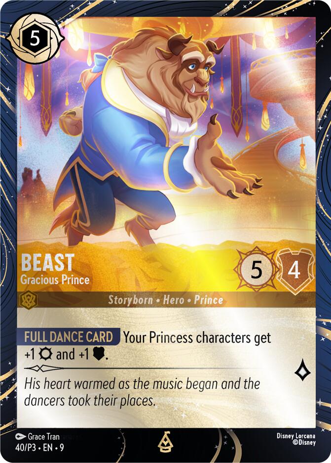 Beast - Gracious Prince (40) [Promo Cards] Lorcana Single Disney | Red Claw Gaming