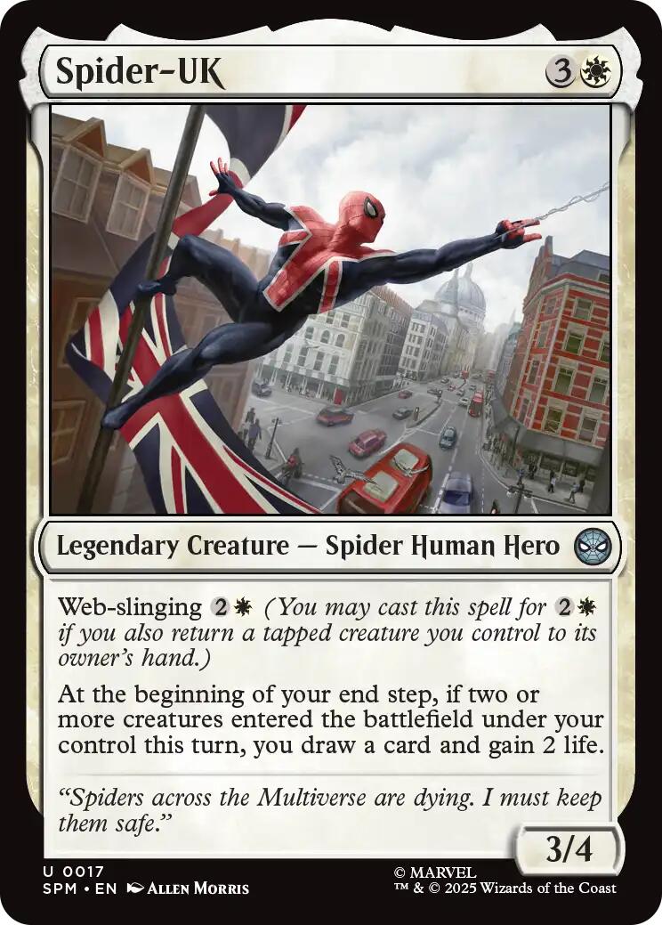 Spider-UK [Marvel's Spider-Man] MTG Single Magic: The Gathering | Red Claw Gaming