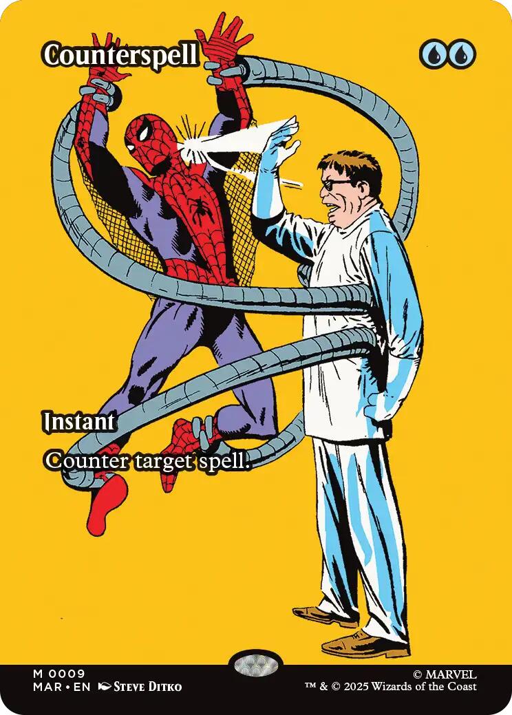 Counterspell (Borderless) [Marvel Universe: Eternal-Legal] | Red Claw Gaming