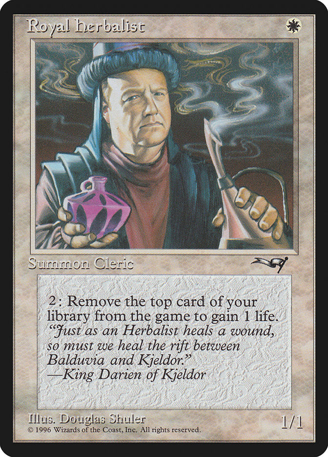 Royal Herbalist (Male) [Alliances] MTG Single Magic: The Gathering | Red Claw Gaming